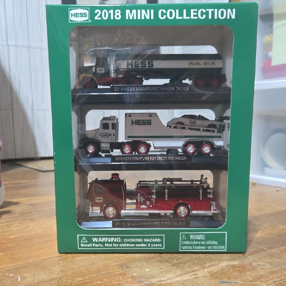 2018 Mini Hess Collection Toy Trucks - Rare- Highly Collectible